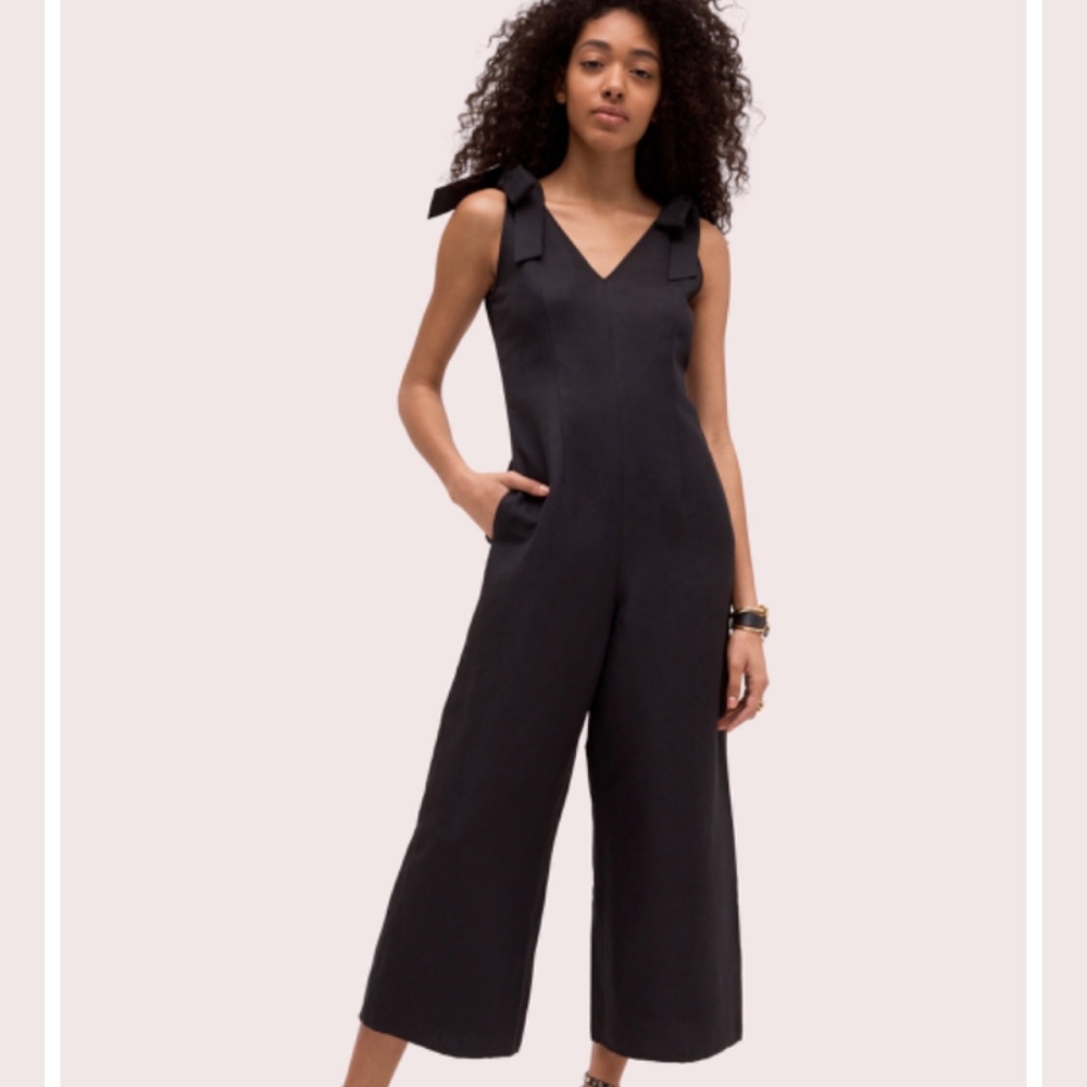 Kate Spade Linen Jumpsuit With KS Garment Bag